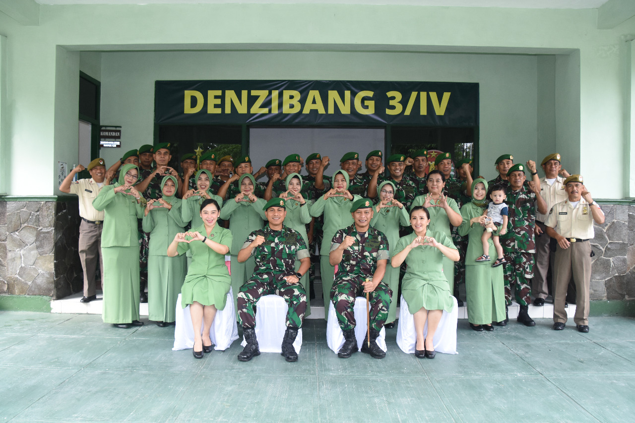 Kazidam IV/Diponegoro Laksanakan Kunjungan Kerja ke Denzibang 3/IV Salatiga